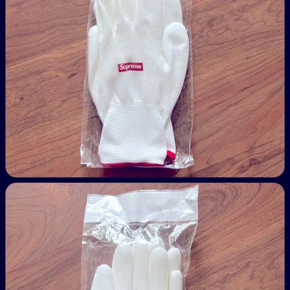 SUPREME rubberized gloves 1 pair NWOT - Picture 2 of 6